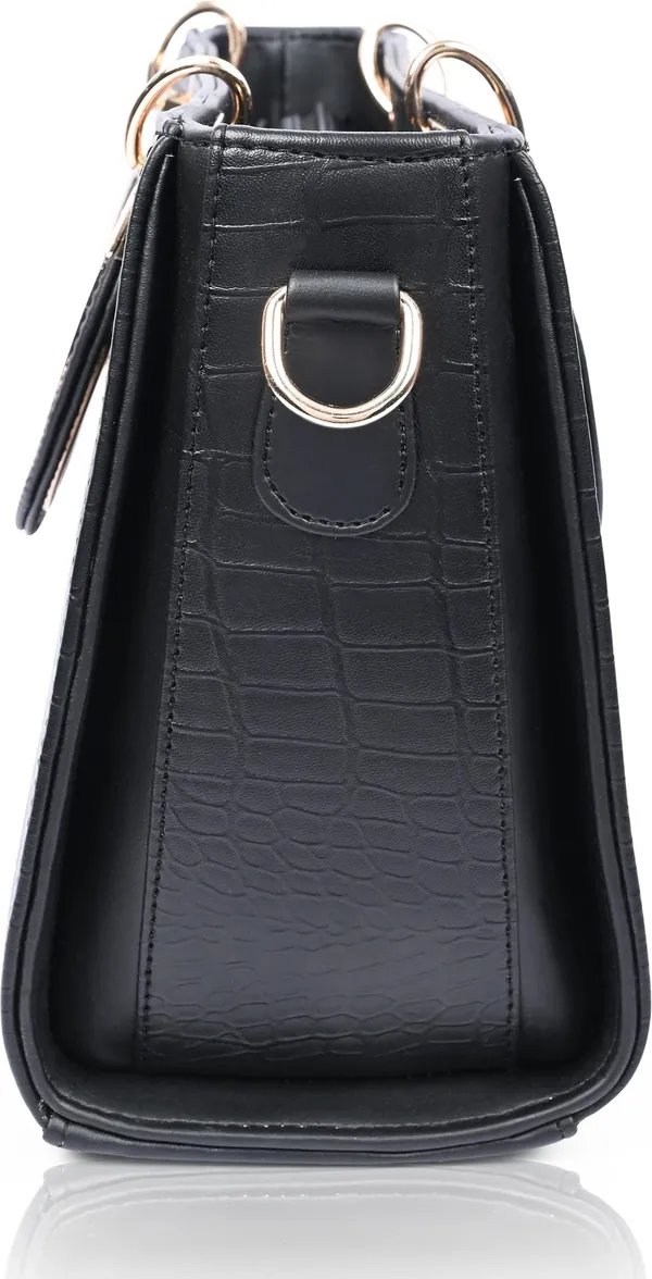 Black_Pu_Artificial_Leather_Sling_Bag_Casual_For_Women