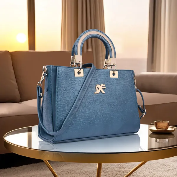 Blue_Pu_Artificial_Leather_Sling_Bag_Casual_For_Women