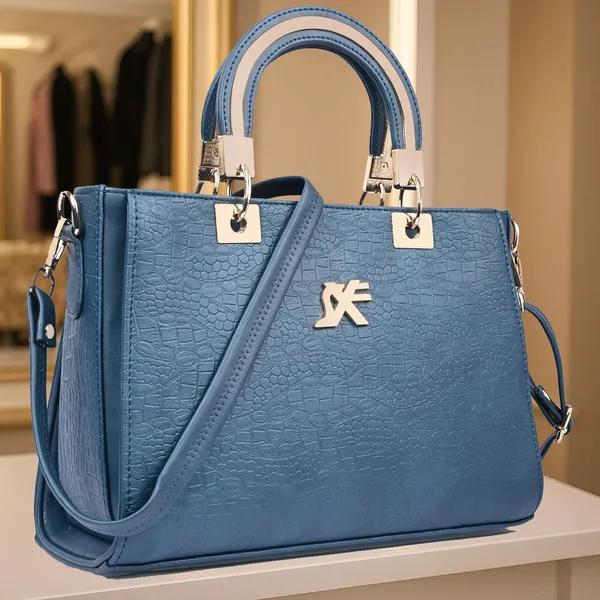 Blue_Pu_Artificial_Leather_Sling_Bag_Casual_For_Women