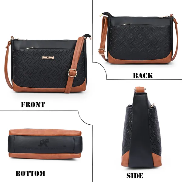 Black_Pu_Leatherette_Sling_Bag_Casual_For_Women