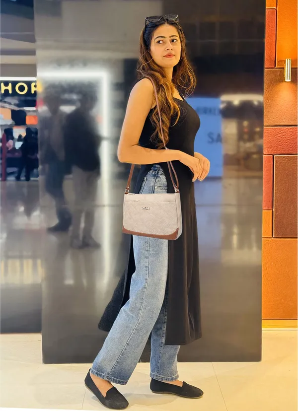 Cream_Pu_Leatherette_Sling_Bag_Casual_For_Women