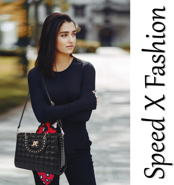 Black_Pu_Artificial_Leather_Sling_Bag_Casual_For_Women