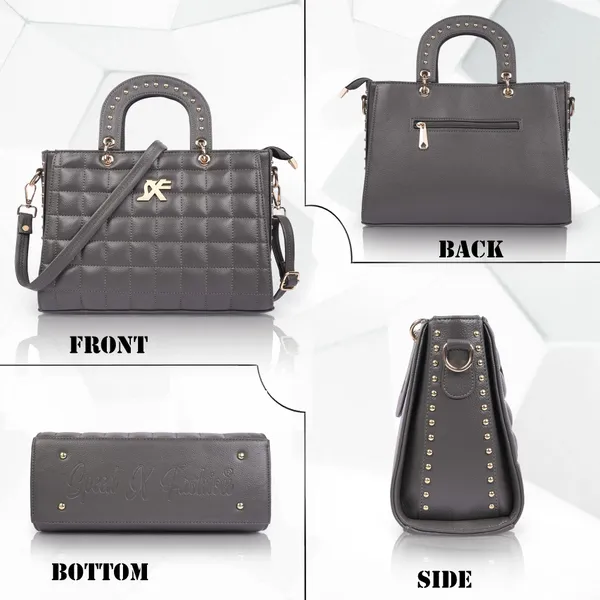 Grey_Pu_Artificial_Leather_Sling_Bag_Casual_For_Women