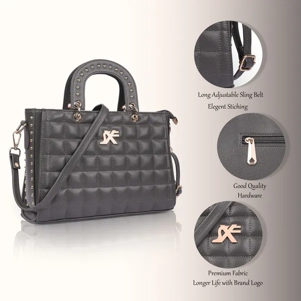 Grey_Pu_Artificial_Leather_Sling_Bag_Casual_For_Women