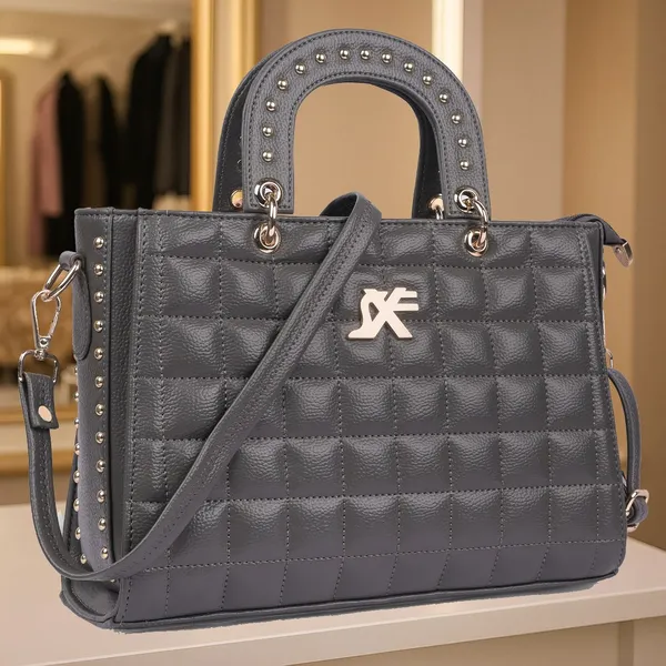 Grey_Pu_Artificial_Leather_Sling_Bag_Casual_For_Women