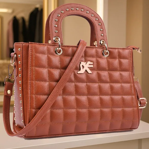 Tan_Pu_Artificial_Leather_Sling_Bag_Casual_For_Women