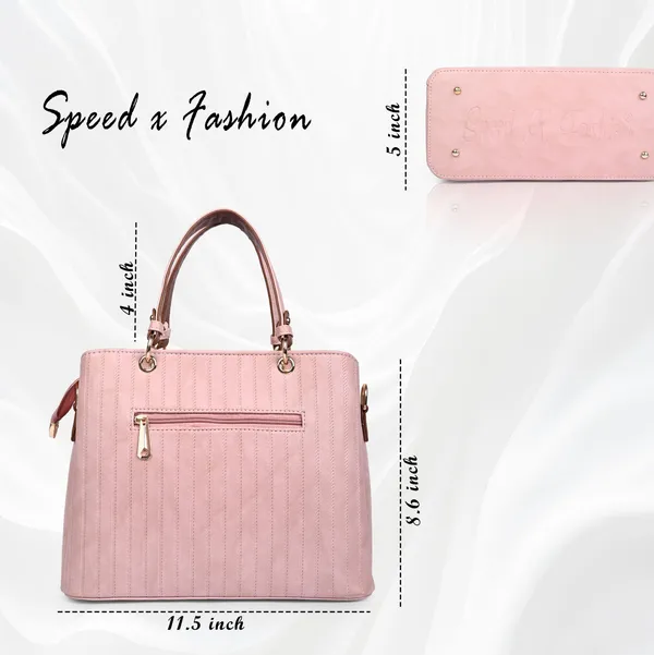 Pink_Pu_Artificial_Leather_Handbag_Casual_For_Women