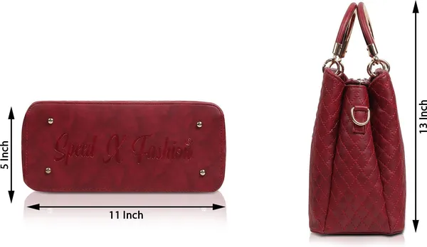 Maroon_Pu_Artificial_Leather_Sling_Bag_Casual_For_Women