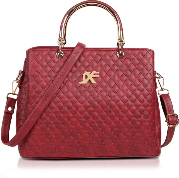 Maroon_Pu_Artificial_Leather_Sling_Bag_Casual_For_Women
