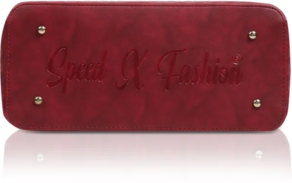 Maroon_Pu_Artificial_Leather_Sling_Bag_Casual_For_Women