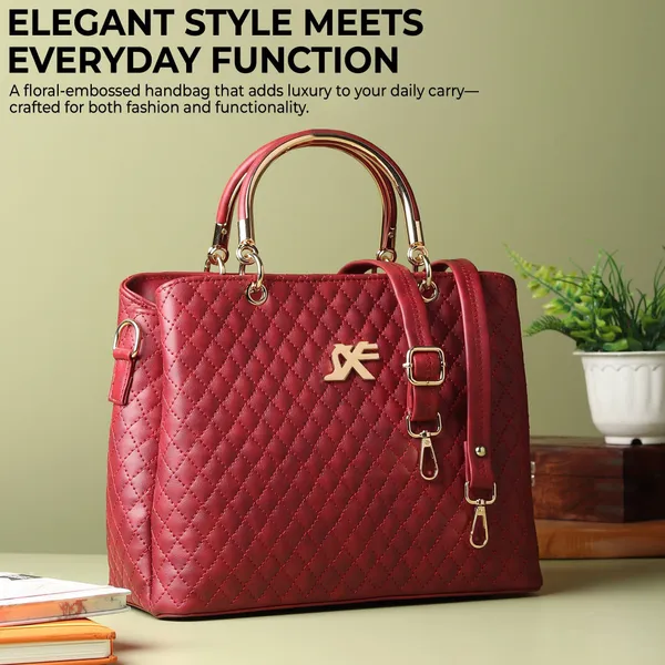 Maroon_Pu_Artificial_Leather_Sling_Bag_Casual_For_Women