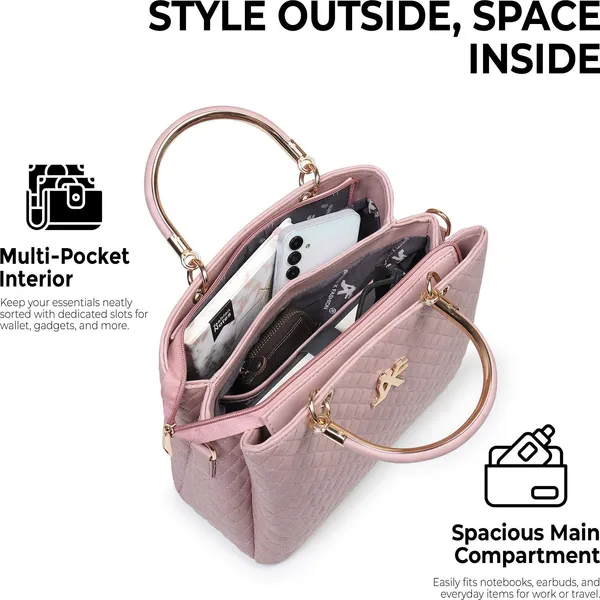 Pink_Pu_Artificial_Leather_Sling_Bag_Casual_For_Women