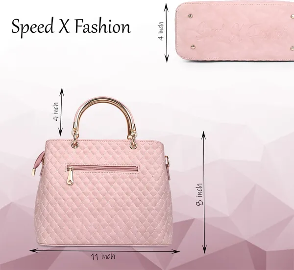 Pink_Pu_Artificial_Leather_Sling_Bag_Casual_For_Women