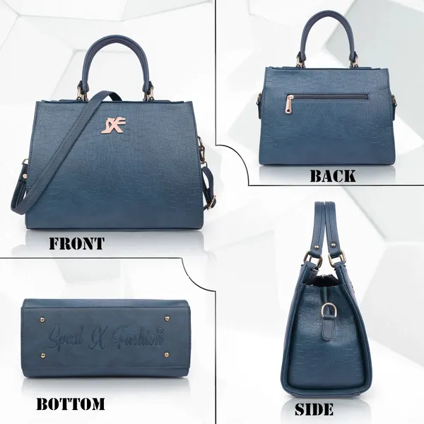 Blue_Pu_Artificial_Leather_Sling_Bag_Casual_For_Women