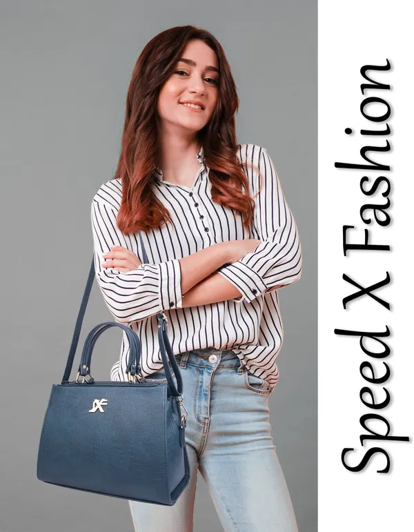 Blue_Pu_Artificial_Leather_Sling_Bag_Casual_For_Women