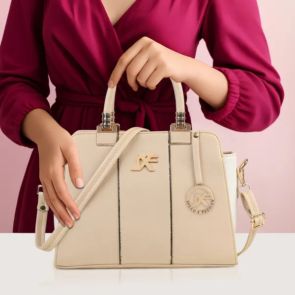 Cream_Pu_Sling_Bag_Casual_Evening_Party_Formal_For_Women