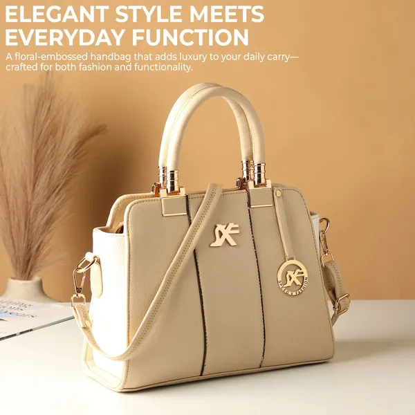 Cream_Pu_Sling_Bag_Casual_Evening_Party_Formal_For_Women