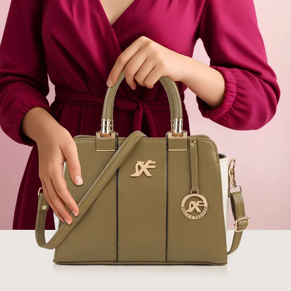 Khaki_Pu_Sling_Bag_Casual_Evening_Party_Formal_For_Women