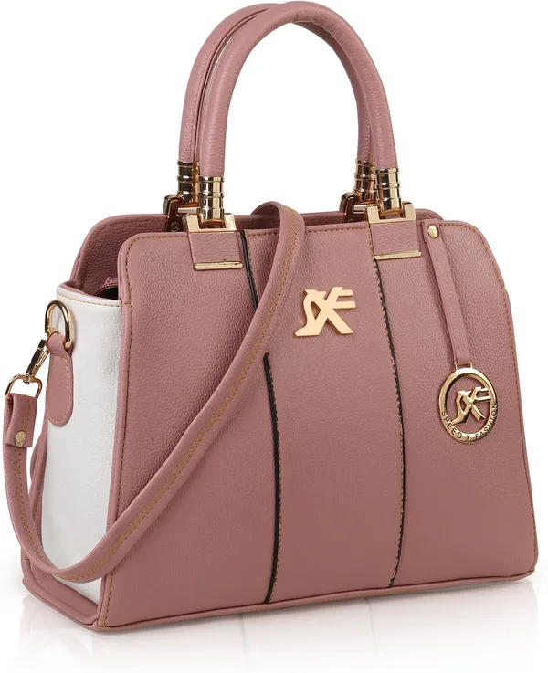 Pink_Pu_Sling_Bag_Casual_Evening_Party_Formal_For_Women