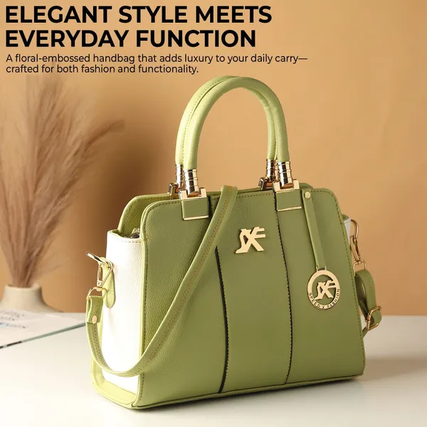 Yellow_And_Green_Pu_Sling_Bag_Casual_Evening_Party_Formal_For_Women