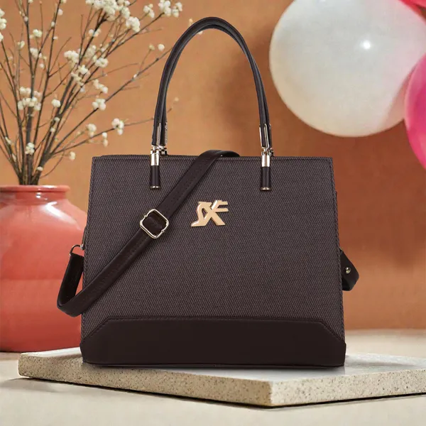 Brown_Pu_Leatherette_Hand_Held_Bag_Casual_Evening_Party_Formal_For_Women