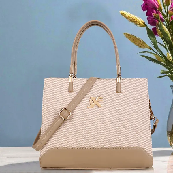 Beige_Pu_Leatherette_Hand_Held_Bag_Casual_Evening_Party_Formal_For_Women