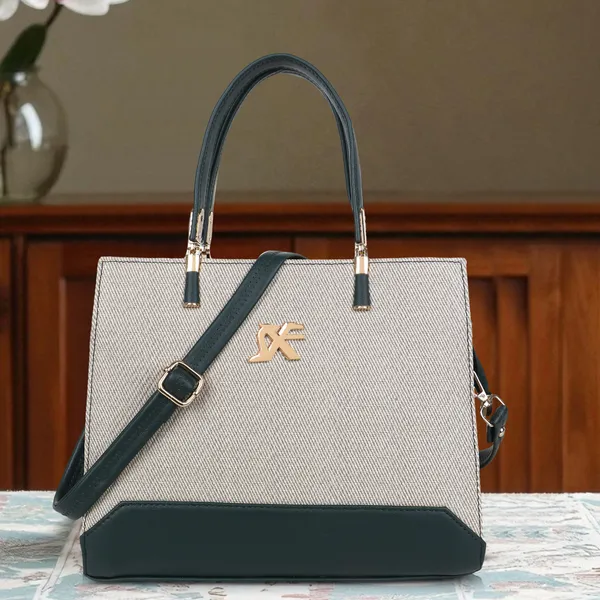 Green_Pu_Leatherette_Hand_Held_Bag_Casual_Evening_Party_Formal_For_Women