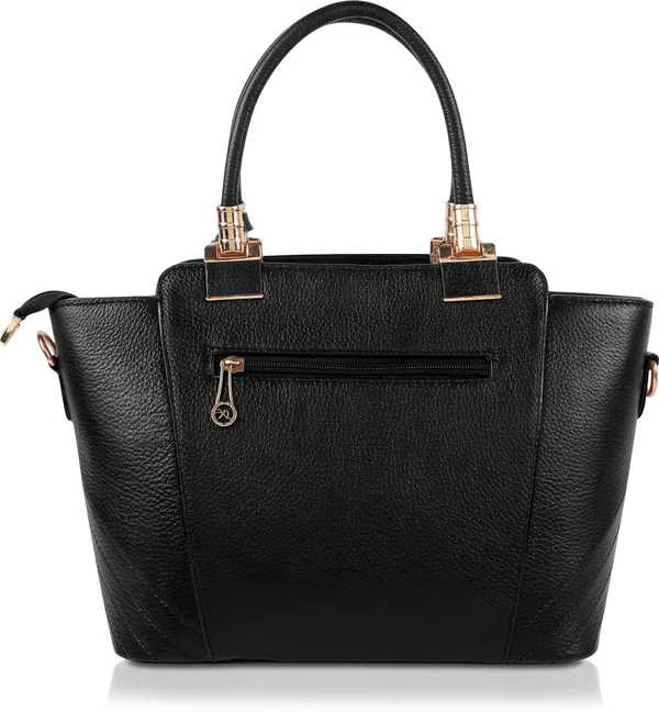 Black_Artificial_Leather_Hand_Held_Bag_Travel_Evening_Party_Casual_Formal_Festive_For_Women