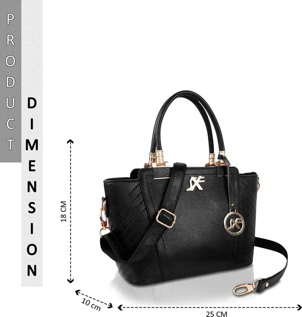Black_Artificial_Leather_Hand_Held_Bag_Travel_Evening_Party_Casual_Formal_Festive_For_Women