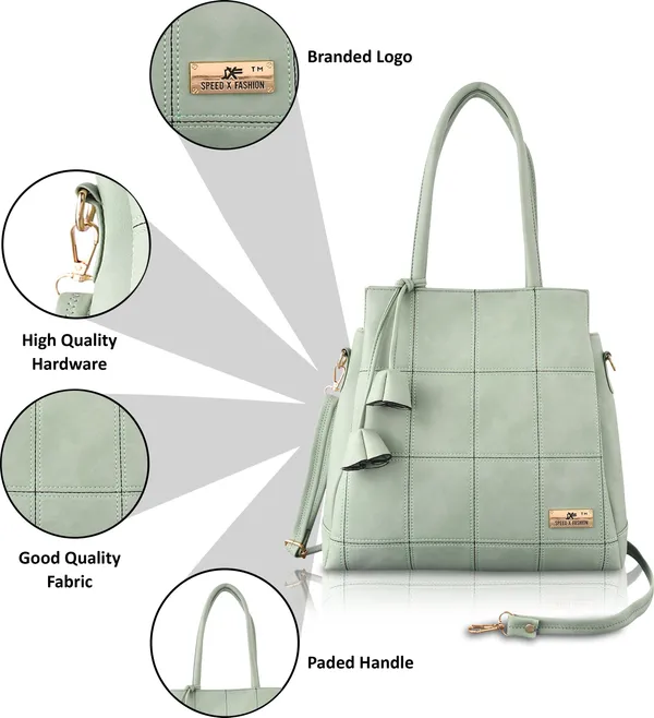 Green_Pu_Sling_Bag_Casual_For_Women