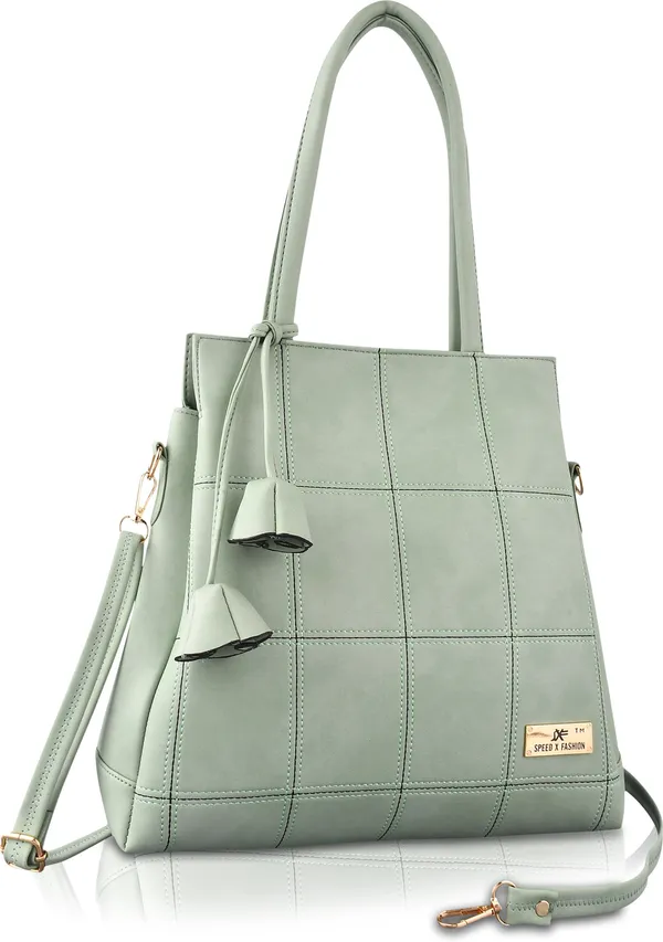 Green_Pu_Sling_Bag_Casual_For_Women