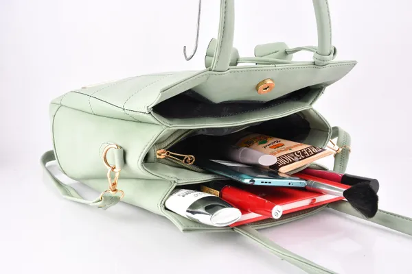 Green_Pu_Sling_Bag_Casual_For_Women