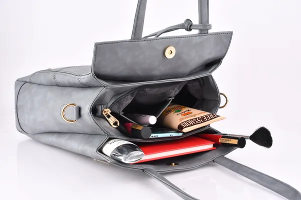 Grey_Pu_Sling_Bag_Casual_For_Women