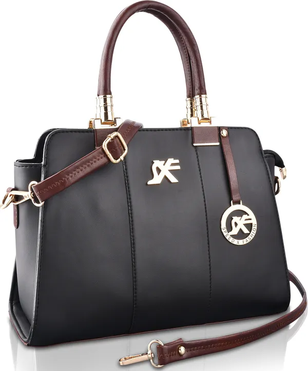 Black_Pu_Sling_Bag_CasualEveningPartyFormal_For_Women