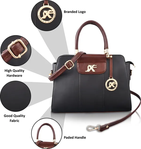 Black_Pu_Sling_Bag_CasualEveningPartyFormal_For_Women