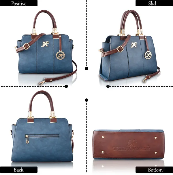 Blue_Pu_Sling_Bag_Casual_Evening_Party_Formal_For_Women