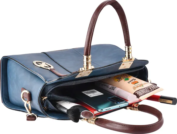 Blue_Pu_Sling_Bag_Casual_Evening_Party_Formal_For_Women