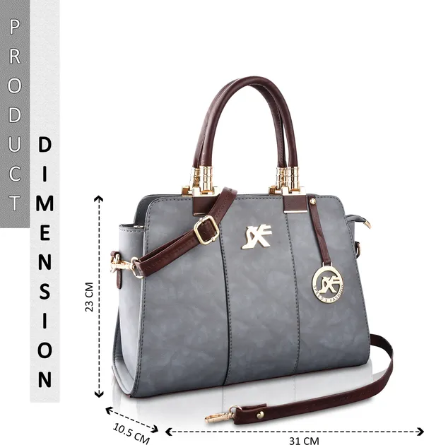 Grey_Pu_Sling_Bag_Casual_Evening_Party_Formal_For_Women