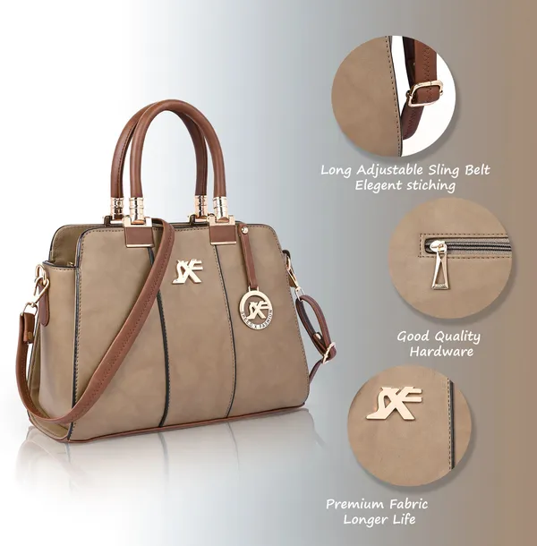Khaki_Pu_Sling_Bag_Casual_Evening_Party_Formal_For_Women
