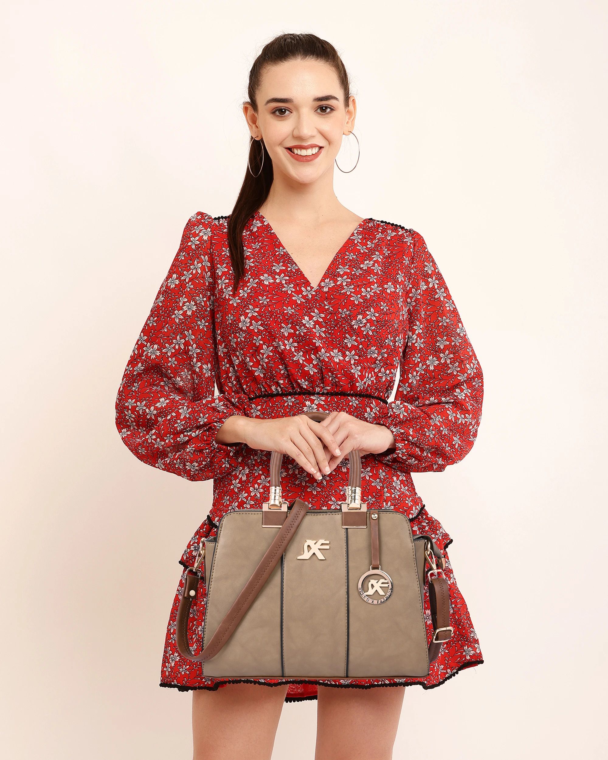 Khaki_Pu_Sling_Bag_Casual_Evening_Party_Formal_For_Women
