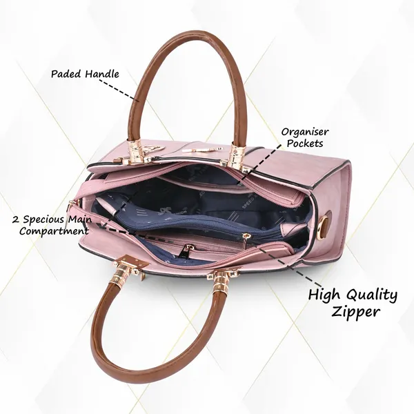 Pink_Pu_Sling_Bag_Casual_Evening_Party_Formal_For_Women