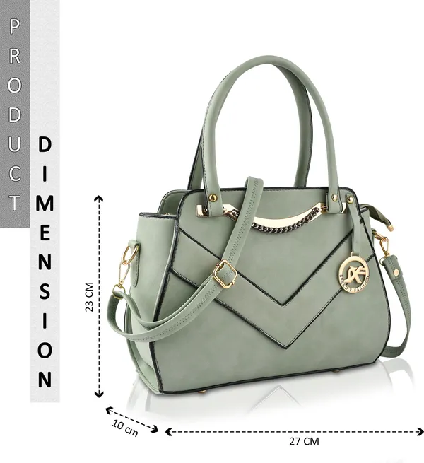 Green_Artificial_Leather_Hand_Held_Bag_Casual_For_Women