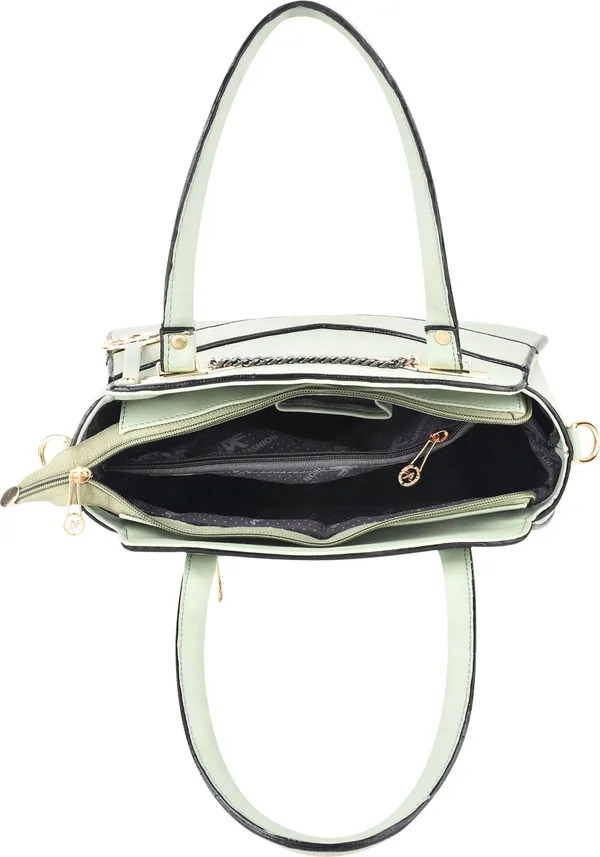Green_Artificial_Leather_Hand_Held_Bag_Casual_For_Women
