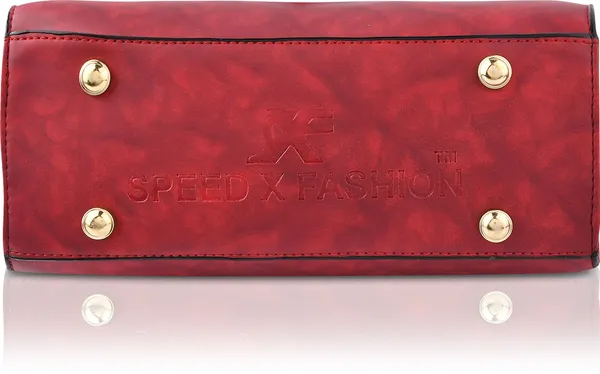 Maroon_Artificial_Leather_Hand_Held_Bag_Casual_For_Women