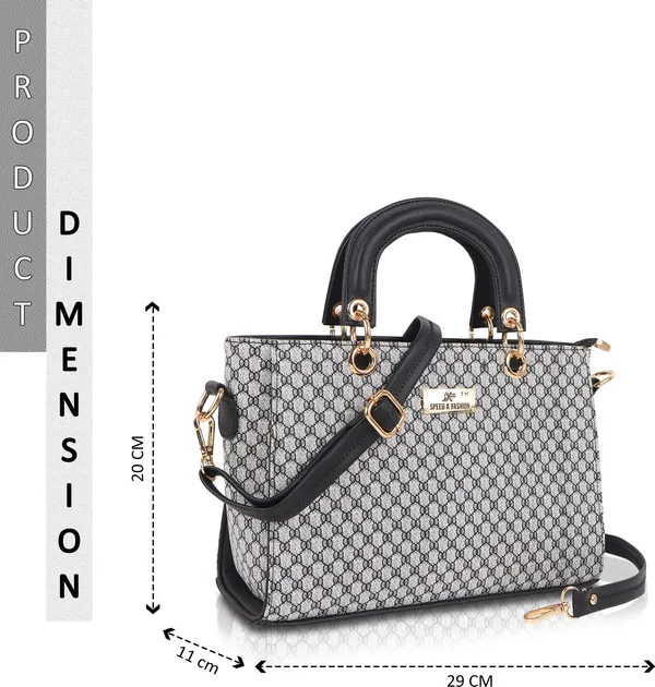 Grey_Pu_Hand_Held_Bag_Casual_For_Women
