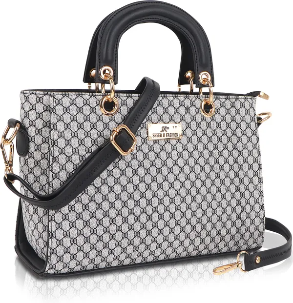 Grey_Pu_Hand_Held_Bag_Casual_For_Women