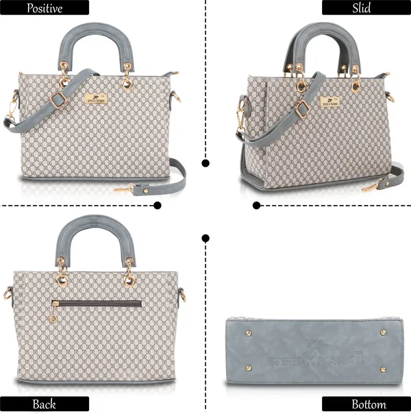 Grey_Pu_Hand_Held_Bag_Casual_For_Women