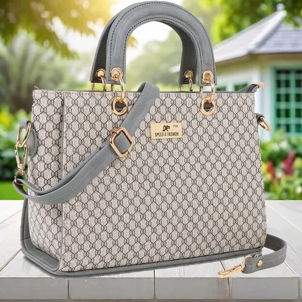 Grey_Pu_Hand_Held_Bag_Casual_For_Women