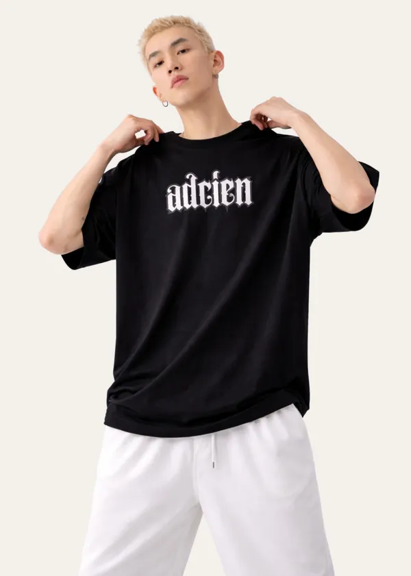 Black_Adrien_With_Gothic_Typography_Oversized_T_Shirt_For_Men