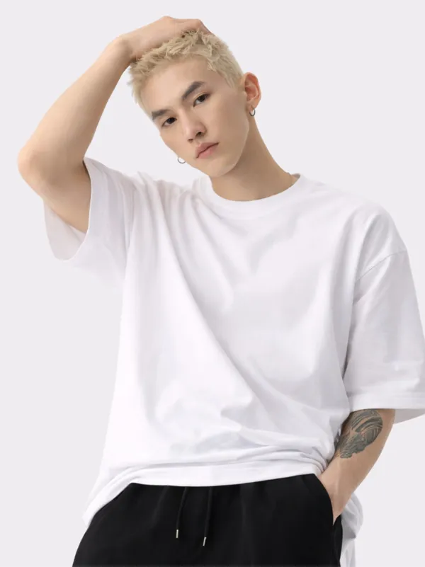 White_Cotton_Oversized_T_Shirt_For_Men